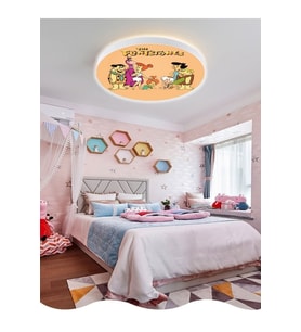 Taş Devri Avize-led Avize-25 Watt-30cm X 30cm, Çocuk Odası Avize, Avize Modelleri, Flintstones Avize