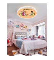 Taş Devri Avize-led Avize-25 Watt-30cm X 30cm, Çocuk Odası Avize, Avize Modelleri, Flintstones Avize