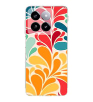 PrintiFy Xiaomi Mi 13 ile Uyumlu Retro Color 5  Kamera Korumalı Şeffaf  Kılıf
