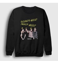 Presmono Unisex Siyah Band 5 Seconds Of Summer Sweatshirt 78748tt