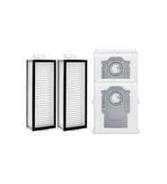 Roborock Q5 Pro+ & Q5 Max+ Uyumlu 2 Adet Filtre 2 Adet Toz Torbası