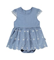 Civil Baby Fistolu Zıbınlı 6-18 Ay Elbise - Mavi