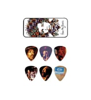 Jim Dunlop Jimi Hendrix Hear My Music 6lı Pena Seti (Medium)
