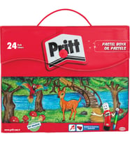 Pritt Pastel Boya 24 Renk Çantal 1048064 0675 1931 (Çok Renkli)