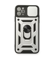 İphone 11 Pars Lens Yüzüklü - Gümüş