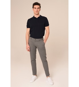 Erkek Chino Gri Pantolon Slim Fit  Agustini