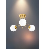 Vireon Sarkıt Avize– 4 Farklı Renk Seçenekli Modern Tasarım Avize (Gold)
