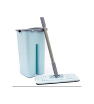 Mavi Zambak Tablet Mop Temizlik Seti + 3 Yedek Mop, Pratik ve Hızlı Kullanım