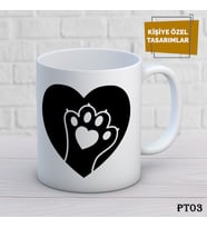 Patili Dostlarımız Temalı İsme Özel Kupa Bardak