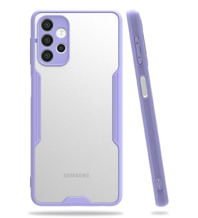 Mey İthalat® Samsung Galaxy A52 Kılıf Platin Silikon - Lila