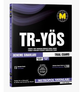 TR-YÖS DENEME SINAVLARI (BAŞLANGIÇ SEVİYESİ) (15 FASİKÜL DENEME)