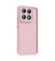 Xiaomi 14T Pro Kılıf Kamera Korumalı Ananas Silikon Kapak (Pembe)