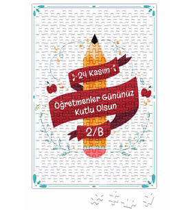 Öğretmenler Günü Hediyesi Öğretmene Puzzle 240 Parça Yapboz