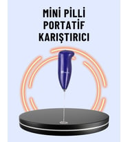 Portatif Kahve Köpürtücü – Latte, Cappuccino, Milkshake Puding Yapıcı - Lisinya