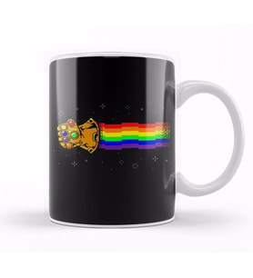 Nyan Gauntlet Kupa Bardak Porselen