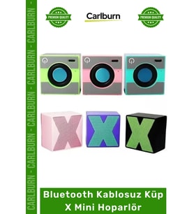 #Hoparlör Taşınabilir Bluetooth Kablosuz Ses Güçlü Bass Kristal Net Kaliteli Dayanıklı Küp X Mini Ho