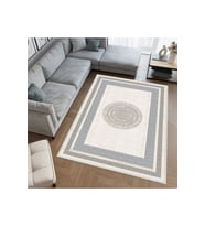 Rovigo Home Dijital Baskı Yıkanabilir Kaymaz Taban Salon Halısı RVG0620 (Bej)