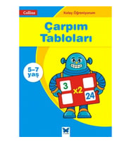 Collins Kolay Öğreniyorum Serisi - Çarpım Tabloları (5-7 Yaş)
