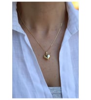 14 Ayar Altın 1.5 cm Kalp Kolye Ucu