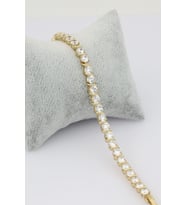 XUPİNG JEWELRY YUVARLAK ZİRKON TAŞLI SU YOLU