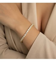 XUPİNG JEWELRY YUVARLAK ZİRKON TAŞLI SU YOLU