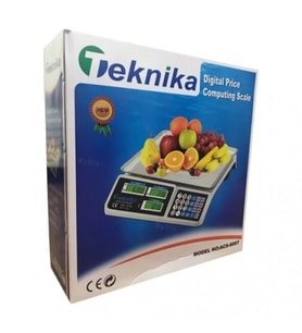 goldzaro Teknika Terazi Bakkal Manav Market ve Pazarcı Tartıcı Max.40 Kg 2.Gr Hassasiyet Teknika