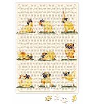 Pug Yoga Köpek Puzzle 240 Parça Yapboz