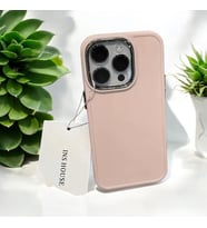 IPHONE 15 Pro  Max Şık ve Kaliteli Silikon Telefon Kılıfı (Pembe)
