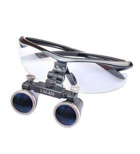 3.5X - 420 Mm Diş Cerrahi Gözlük Lens Büyüteç Taşıma Çantalı
