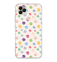 PrintiFy General Mobile GM 22 ile Uyumlu 1mm Slim Fit Water Color 6 Baskılı Şeffaf  Kılıf