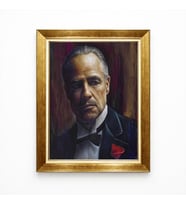 Tablore The Godfather Baba Filmi Tablosu Don Vito Corleone Sinema Sever Hediyesi