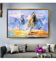 Altın Çerçeveli dekoratif tablo a1222 (Gold)