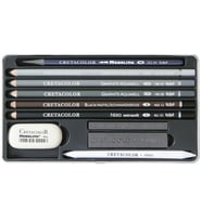 Cretacolor Artino Graphite Drawing Set Profesyonel Çizim Seti 10 Parça Metal Kutu (400 21) 