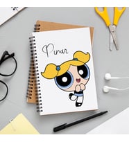 Powerpuff Girls Bubbles Defteri Kişiye Özel