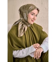 Silk Home Twill İpek Desenli Eşarp 11534