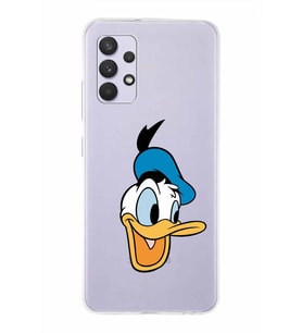 Samsung Galaxy A13  Kapak Donald Duck Tasarımlı Şeffaf Silikon Kılıf