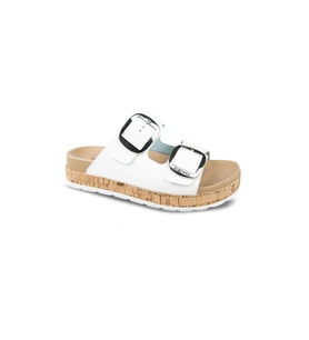 Ceyo 9960-12 Anatomik Taban Kadın Terlik Beyaz 36-40
