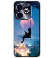 İnfinix Hot 40i Kılıf HD Desen Baskılı Kılıf - Yalnız Kadın