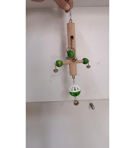 Netx Kuş Oyuncak T Şekilli 28x11cm Askılı Muhabbet ve Paraket için uygundur