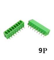 Geçmeli Klemens 9 Pin 3.81mm Erkek 90 Derece
