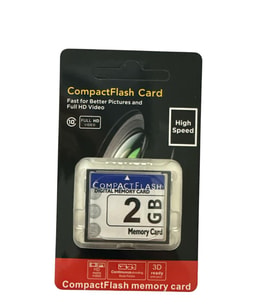 Mettzchrom 2GB COMPACT FLASH HAFIZA KARTI CF KART 2 GB CF Hafıza kartı