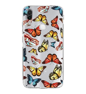 PrintiFy Xiaomi Redmi Note 7 Pro ile Uyumlu Water Color 2  Kamera Korumalı Şeffaf  Kılıf