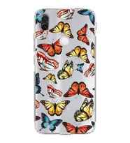 PrintiFy Xiaomi Redmi Note 7 Pro ile Uyumlu Water Color 2  Kamera Korumalı Şeffaf  Kılıf