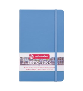 TAC SK.BLCK L.BLUE 13X21 140G SKETCHBOOK