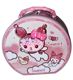 GİFTZEN S-276-C HELLO KITTY SAPLI ŞİFRELİ KİLİTLİ METAL KUMBARA 3+ - TEKLİ