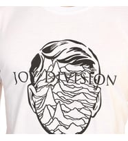 Bant Giyim - Joy Division Beyaz Erkek T-shirt Tişört