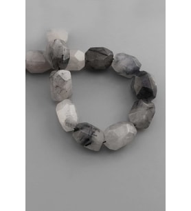 Rutil Kuvars Taşı Amorf Kesim 15x20mm Doğal Taş Dizi