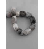 Rutil Kuvars Taşı Amorf Kesim 15x20mm Doğal Taş Dizi