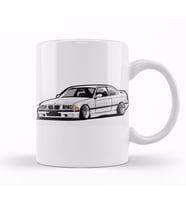 Bmw  Stanced Out E36 Kupa Bardak Porselen