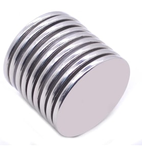5 mm Yuvarlak Güçlü Neodyum Mıknatıs Çap 25mm Kalınlık 2,5mm